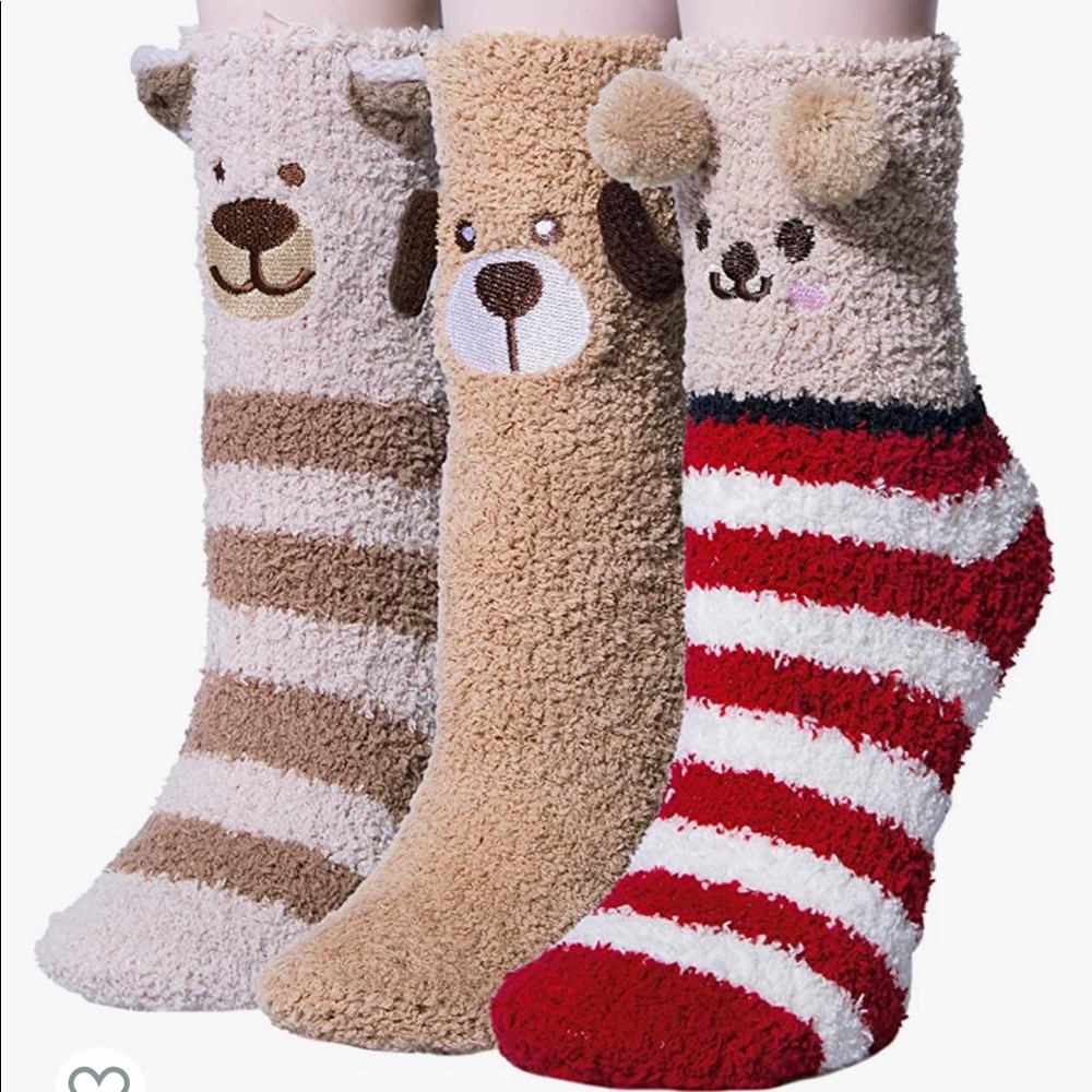 Women’s Animal Fuzzy Socks